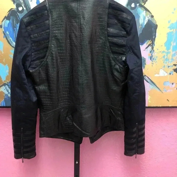 7 For All Mankind Leather Jacket - Picture 2 of 6